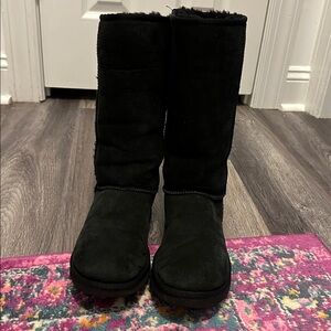 Black Ugg Boots Size 8